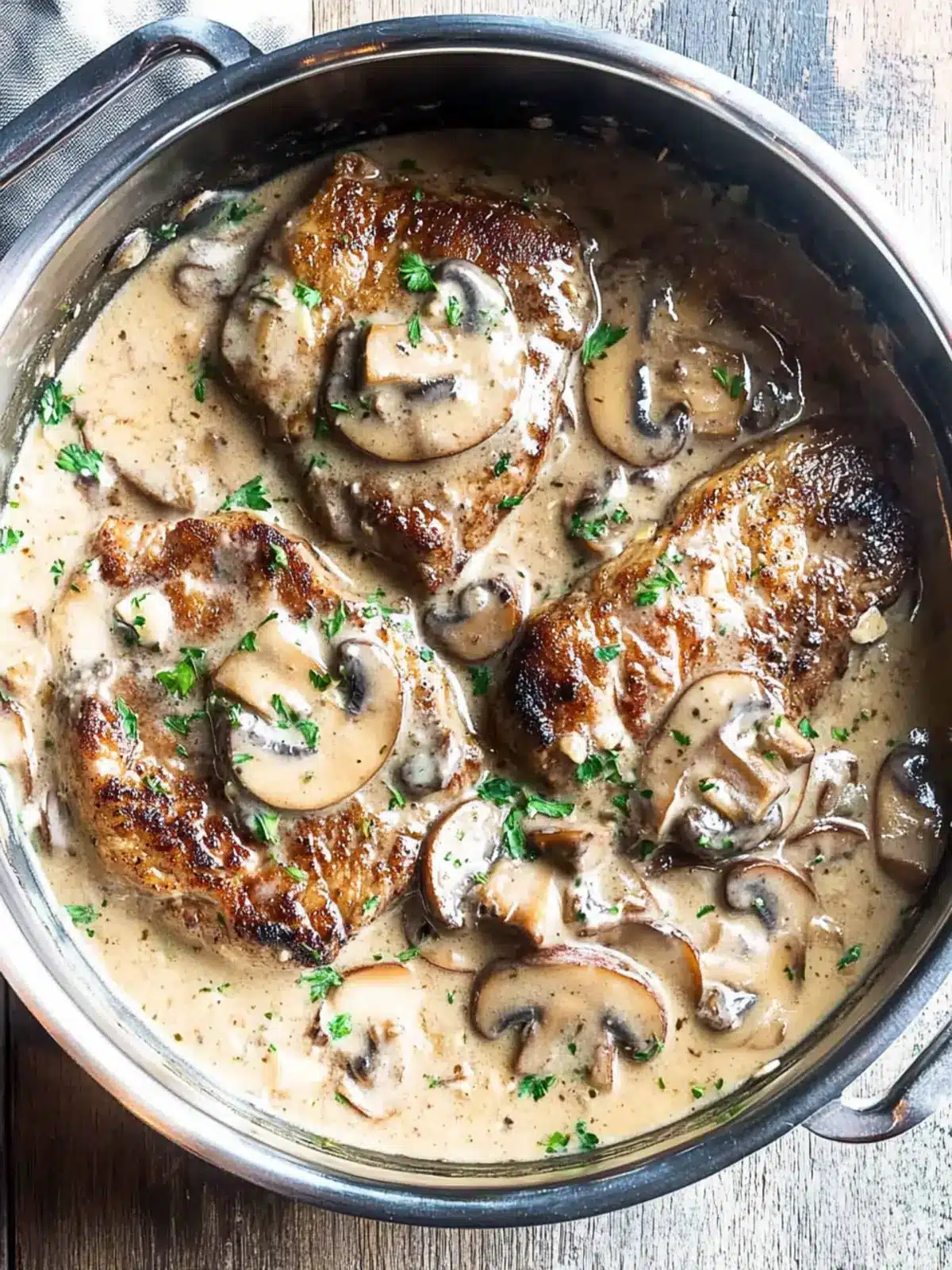 Instant Pot Pork Chops in Creamy Mushroom Sauce Bliss 5 Instant Pot Pork Chops in Creamy Mushroom Sauce