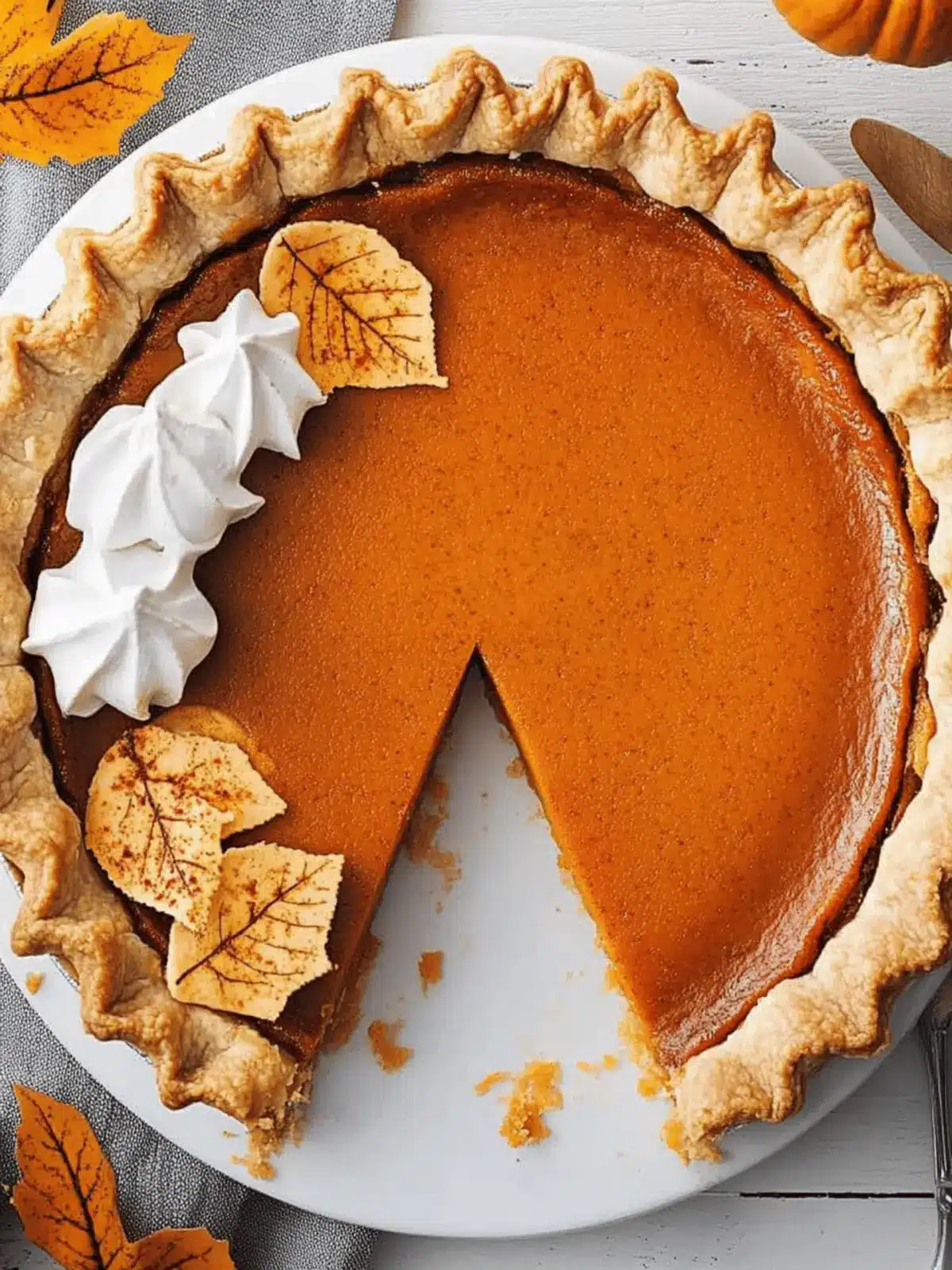 Healthy Pumpkin Pie
