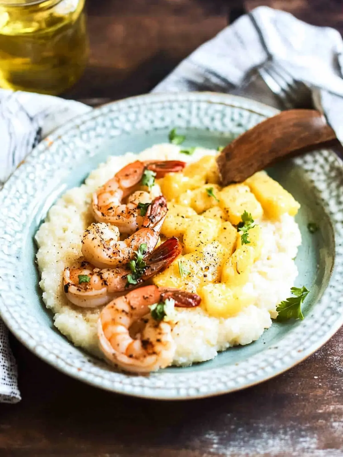 Smoked Cheddar Shrimp and Grits: A Cozy Southern Delight 5 Smoked Cheddar Shrimp and Grits