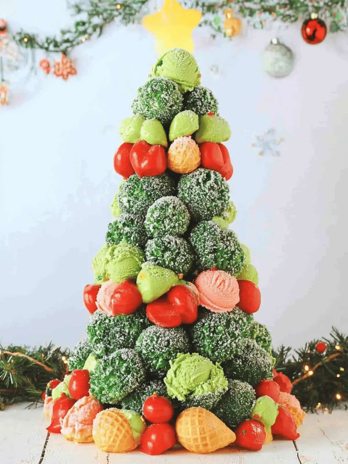Delicious Ice Cream Cone Christmas Trees for Holiday Fun 5 Ice Cream Cone Christmas Trees