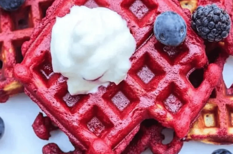 Beetroot Waffles
