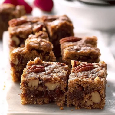 Grandma’s Pecan Rum Bars