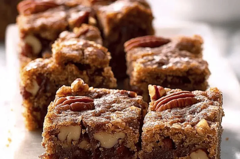 Grandma’s Pecan Rum Bars