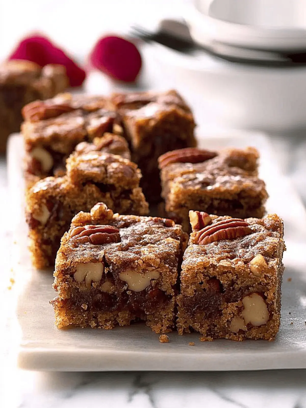 Grandma’s Pecan Rum Bars