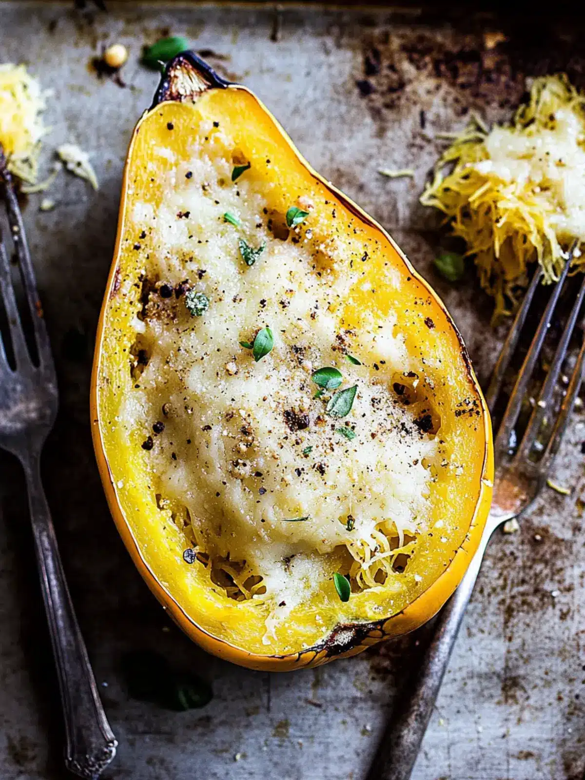 Cacio e Pepe Spaghetti Squash: A Cozy Low-Carb Comfort Meal 2 Cacio e Pepe Spaghetti Squash