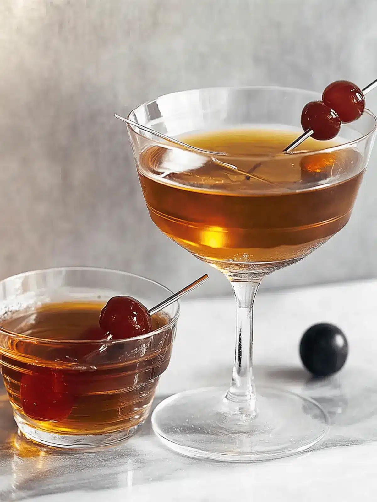 Perfect Your Manhattan Cocktail: Simple, 3-Ingredient Magic 3 Manhattan Cocktail
