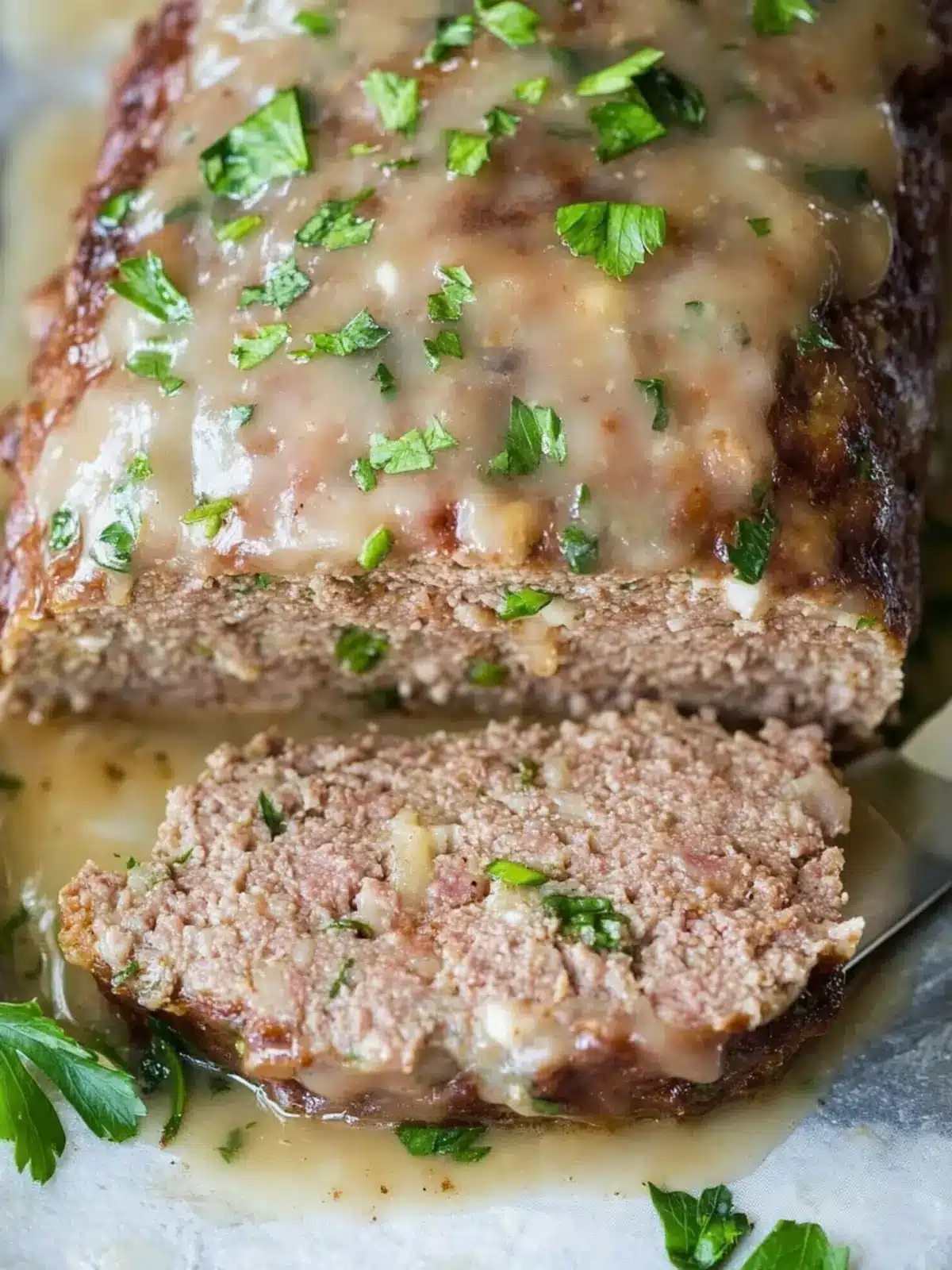 Irresistible 1770 House Meatloaf with Garlic Gravy Delight 2 1770 House Meatloaf