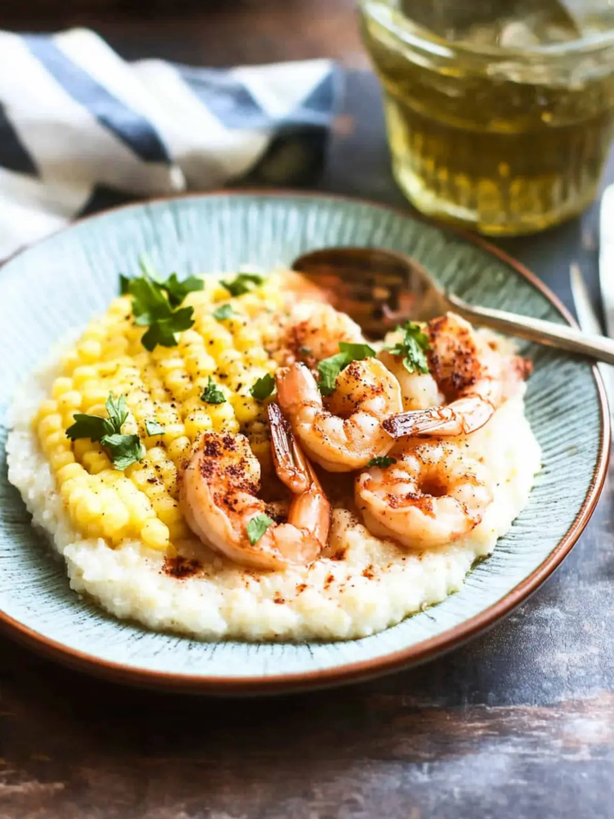 Smoked Cheddar Shrimp and Grits: A Cozy Southern Delight 2 Smoked Cheddar Shrimp and Grits