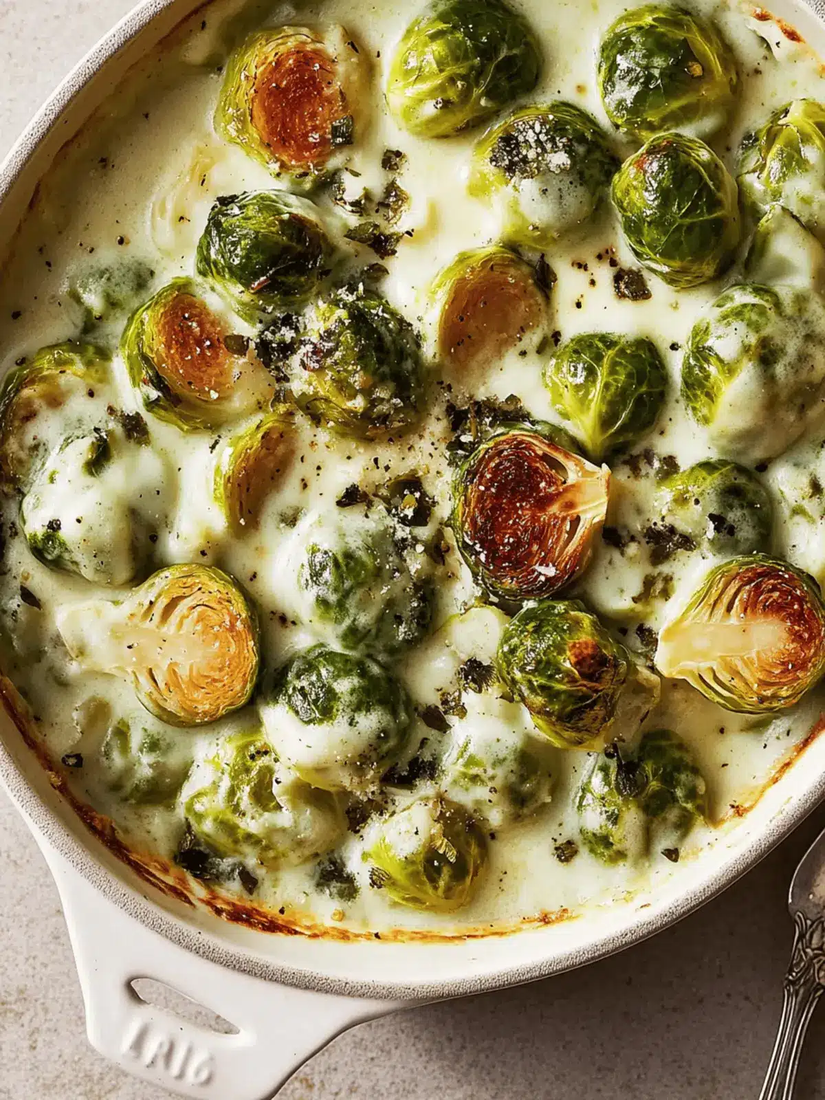 Creamed Brussels Sprouts