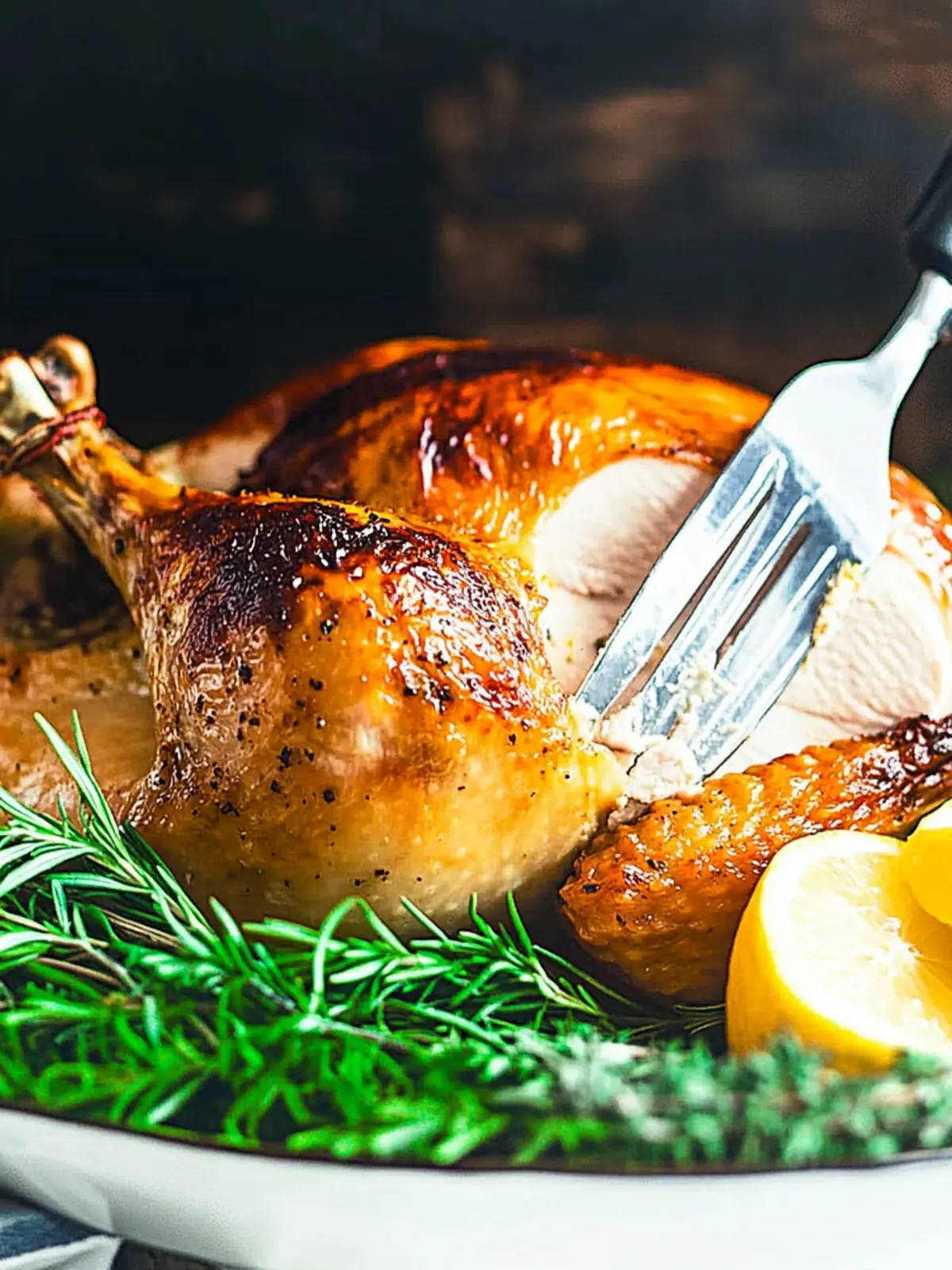 Savory Roast Chicken with Lemon and Herbs for Home Cooks 2 Roast Chicken with Lemon and Herbs
