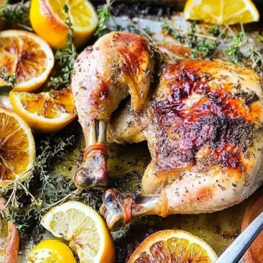 Roasted Chicken with Allspice and Citrus
