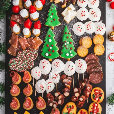 Christmas Charcuterie Dessert Board