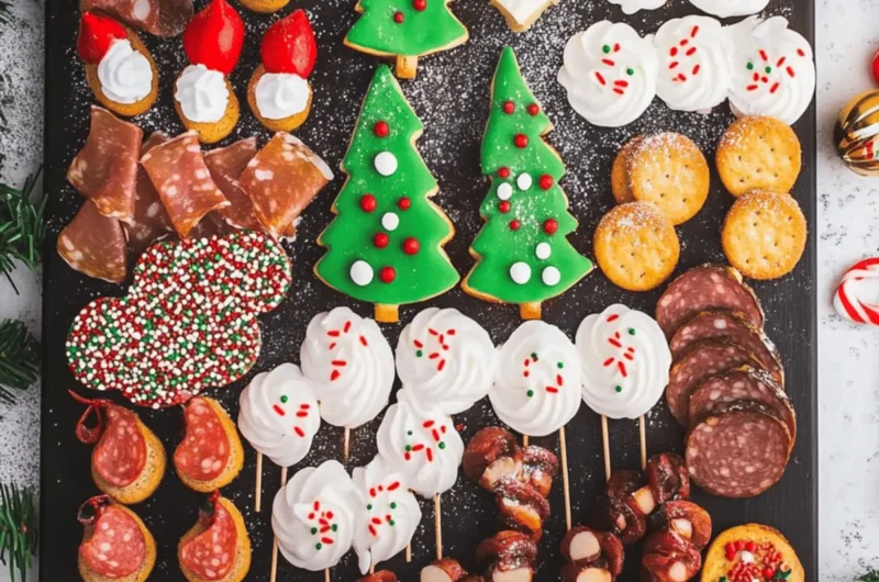 Christmas Charcuterie Dessert Board