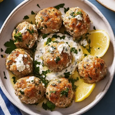 Turkey Feta Meatballs