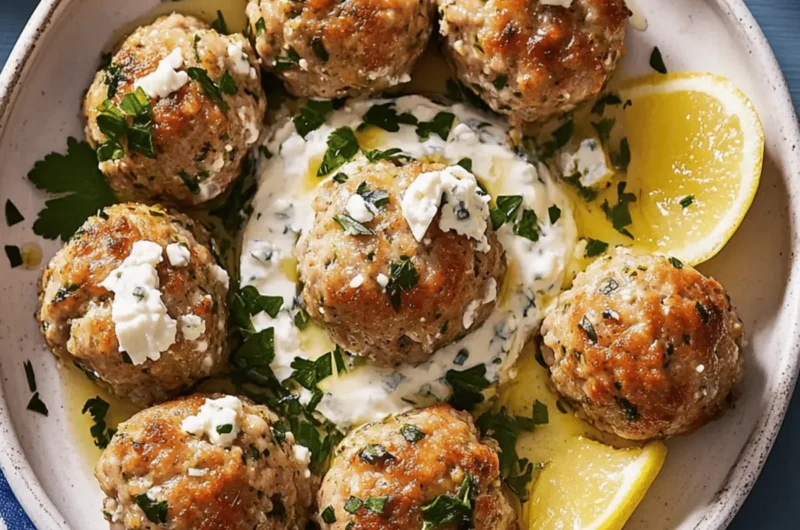 Turkey Feta Meatballs