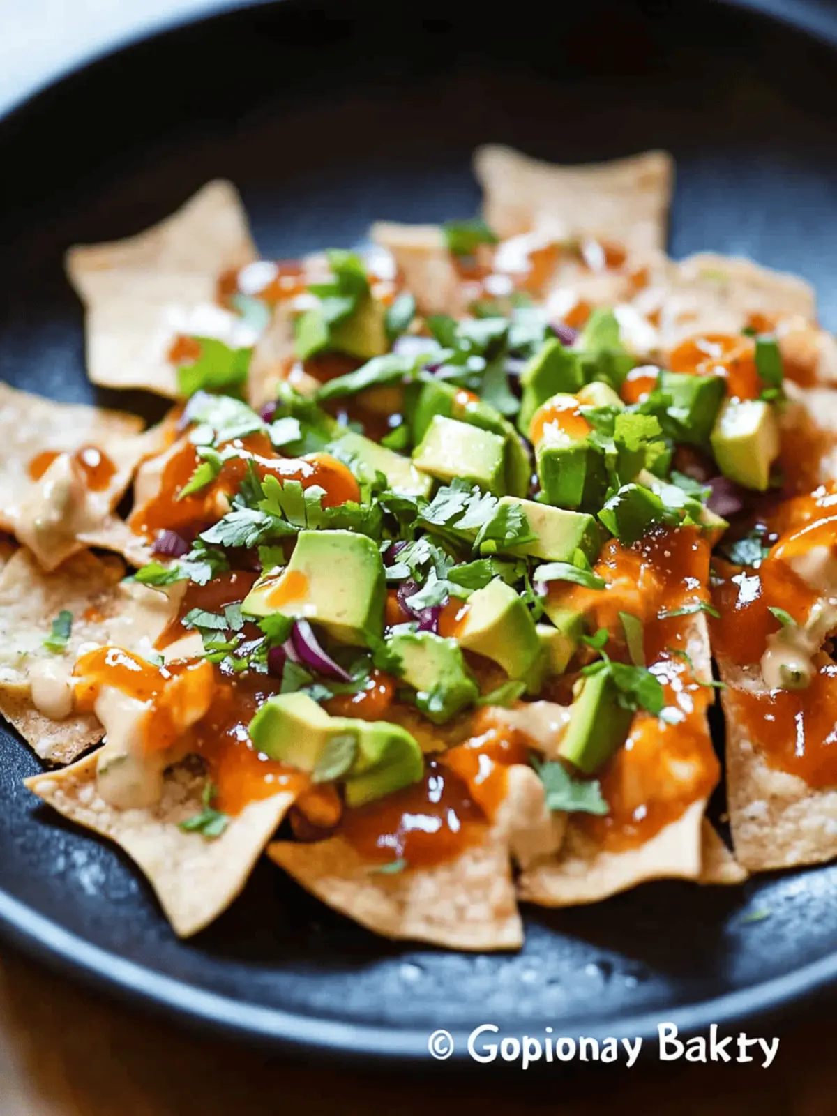 Poke Nachos with Gochujang Mayo Sauce