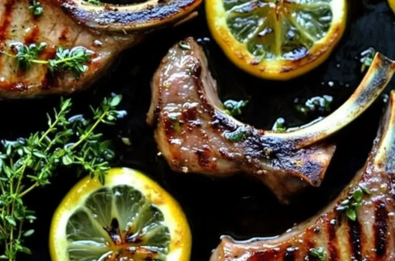Easy Lemon Thyme Lamb Chops
