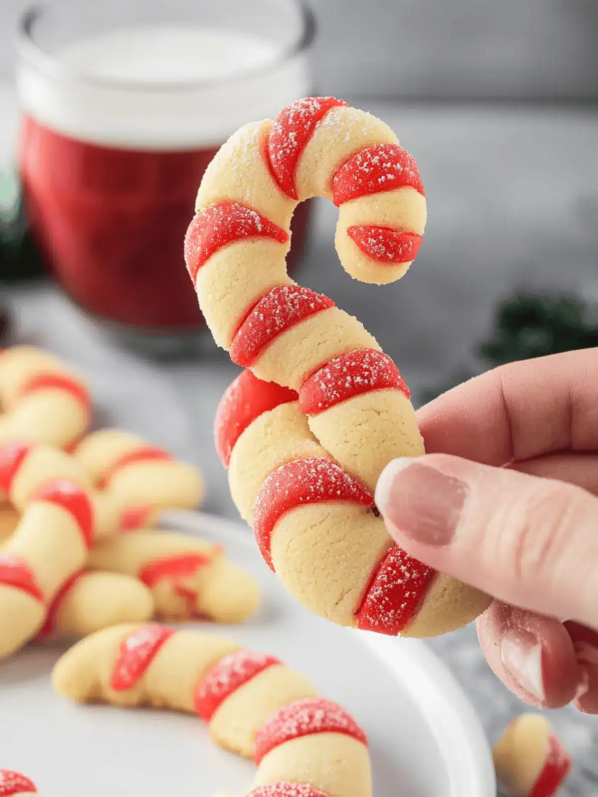 Candy Cane Cookies