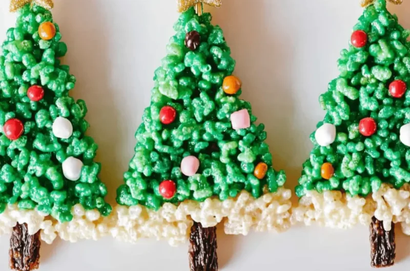 Rice Krispie Christmas Trees