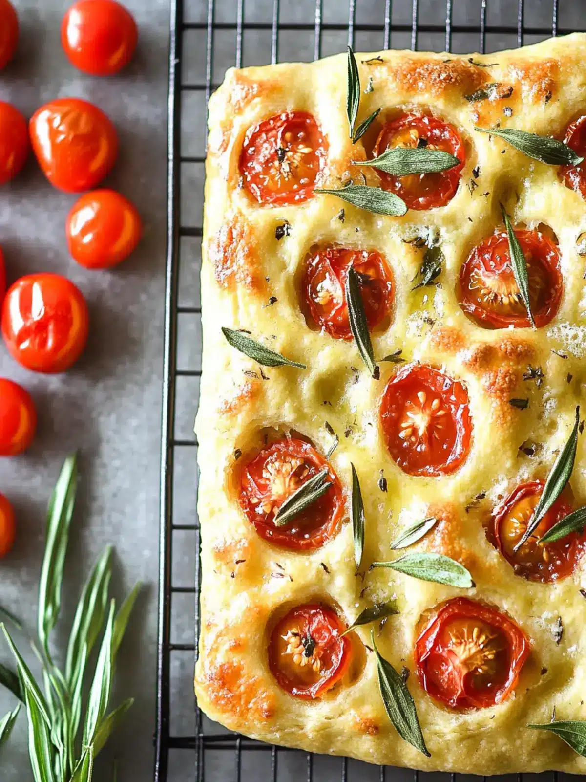 Cherry Tomato Focaccia