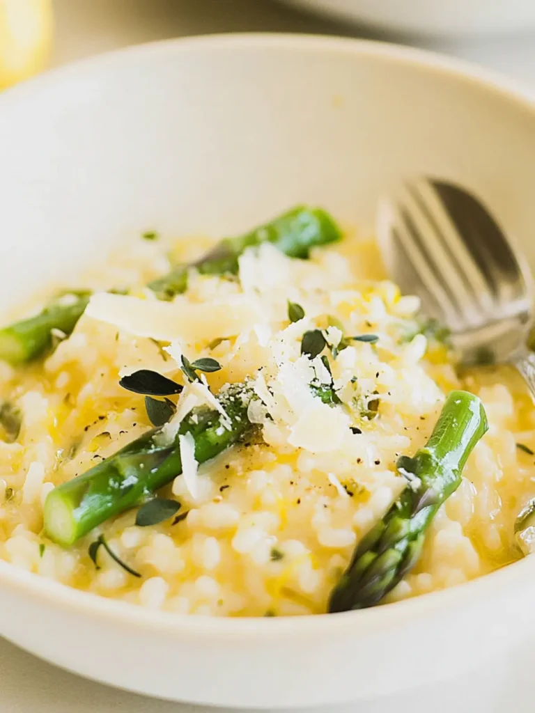 Creamy Lemon Asparagus Risotto Ready in Just 30 Minutes 2 Lemon Asparagus Risotto