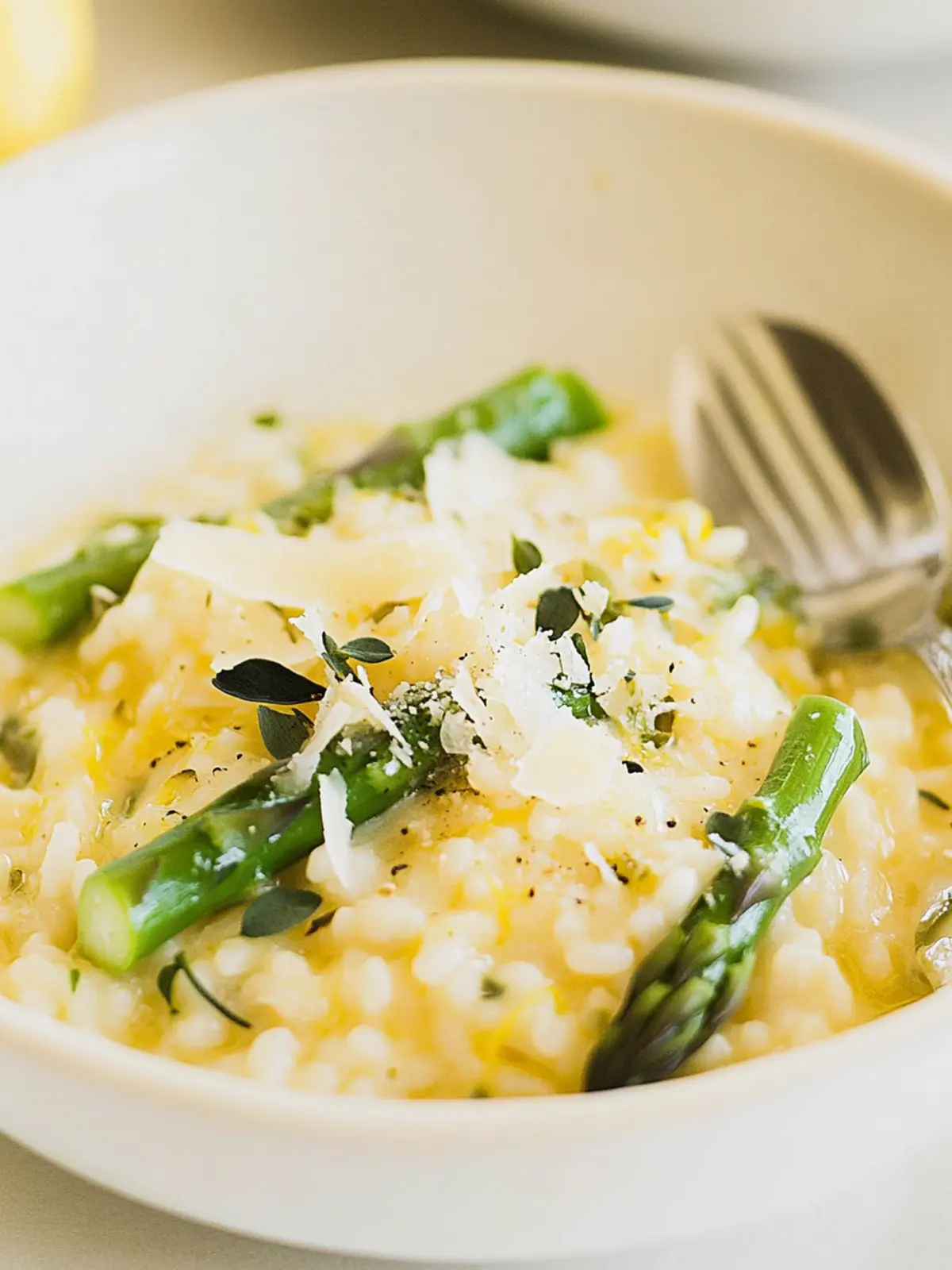 Lemon Asparagus Risotto