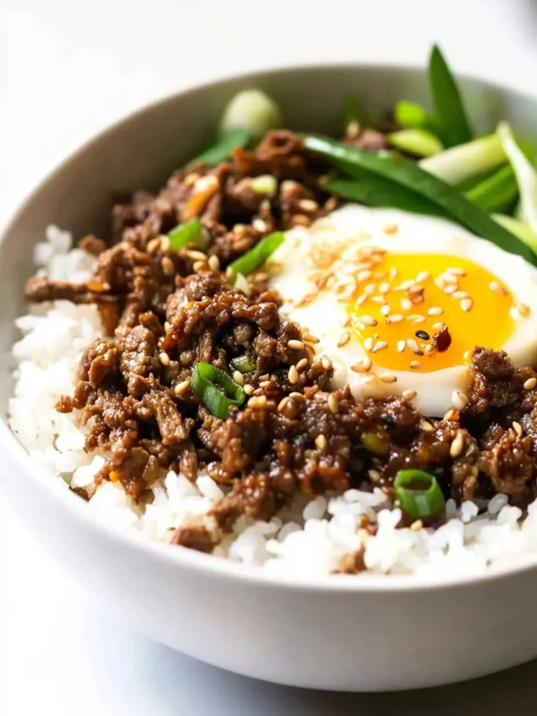 Easy Korean Beef Rice Bowls (30 minutes!)