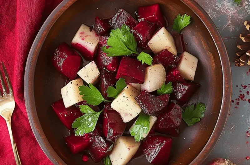 Christmas Side Dish: Roasted Beet & Turnip Duo