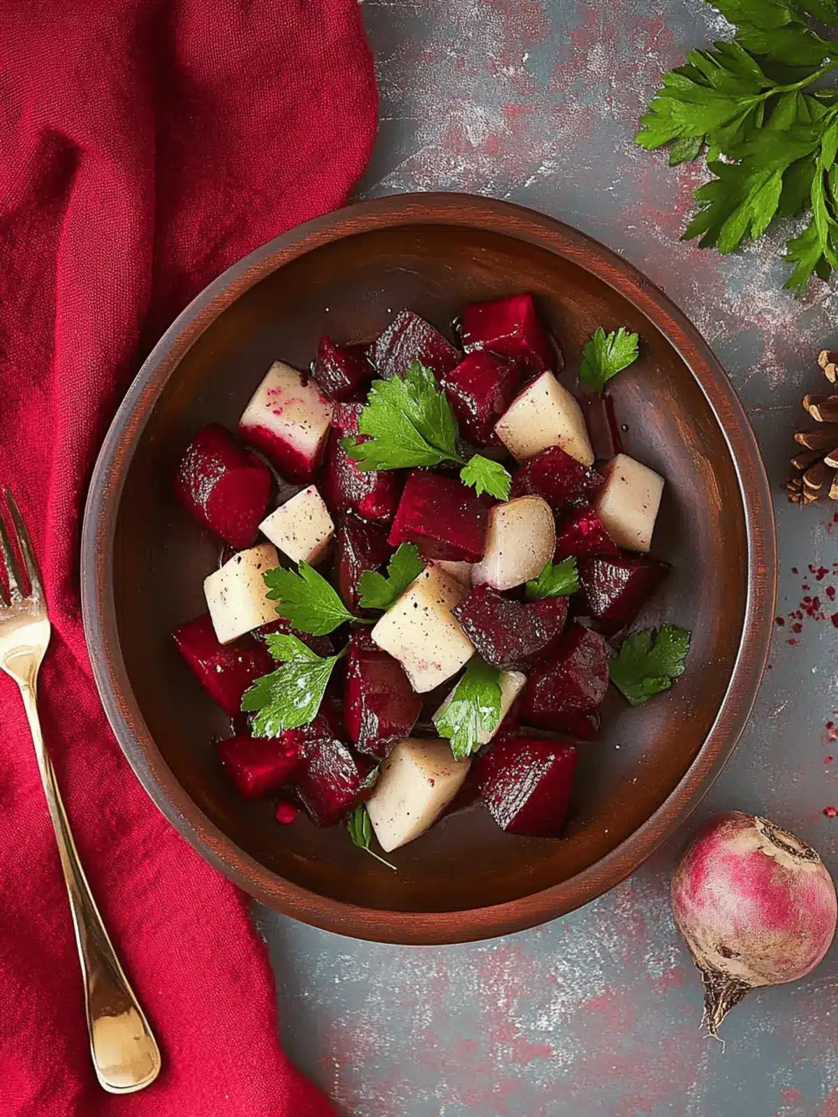 Christmas Side Dish: Roasted Beet & Turnip Duo