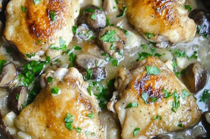 Chicken Thighs Marsala