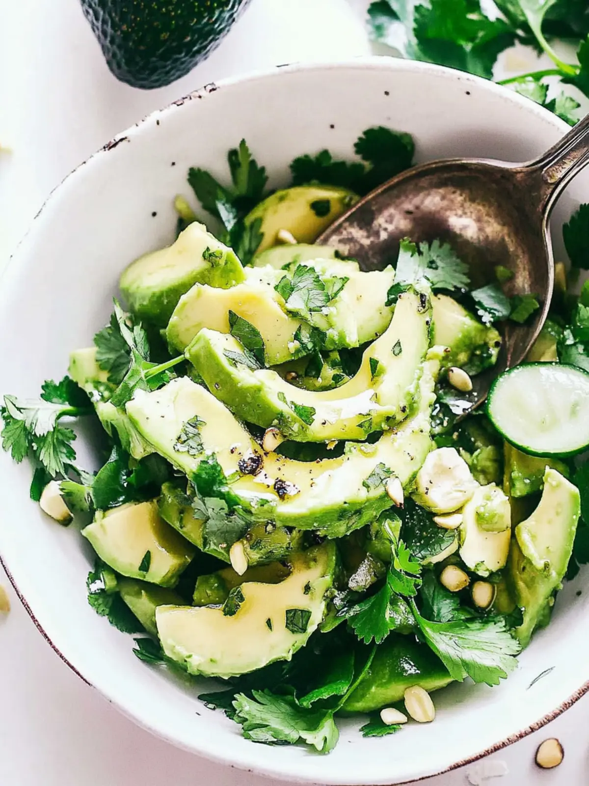 Avocado Salad with Herbs: A Fresh Vegan Treat in 15 Minutes 4 Avocado Salad with Herbs