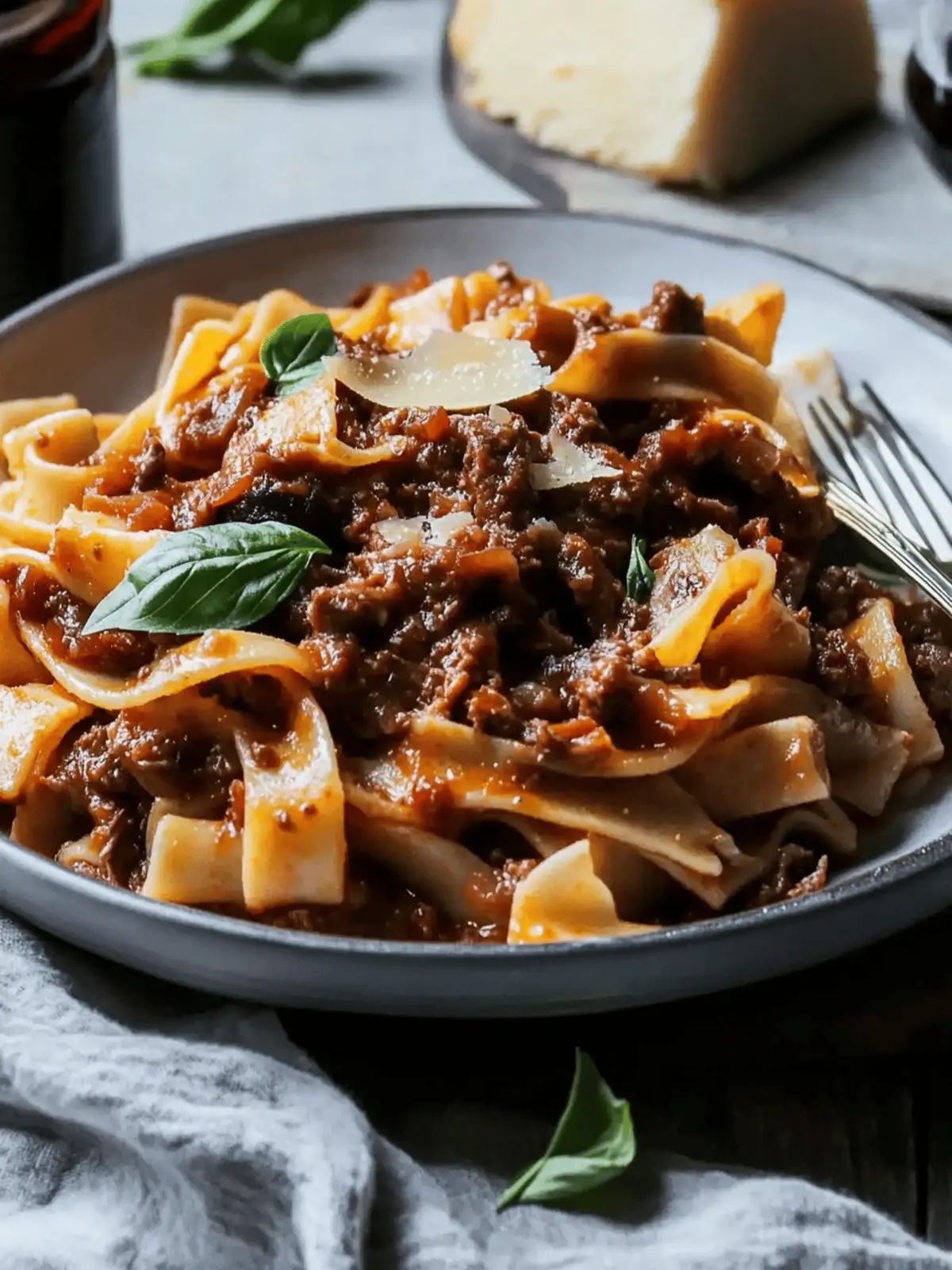 Red Wine Beef Ragu