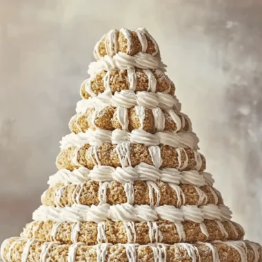 Kransekake (Norwegian Almond Ring Cake)