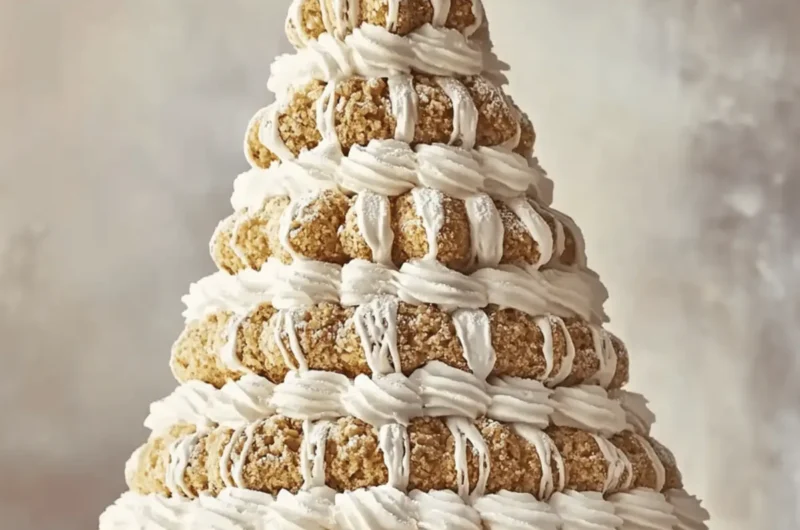 Kransekake (Norwegian Almond Ring Cake)