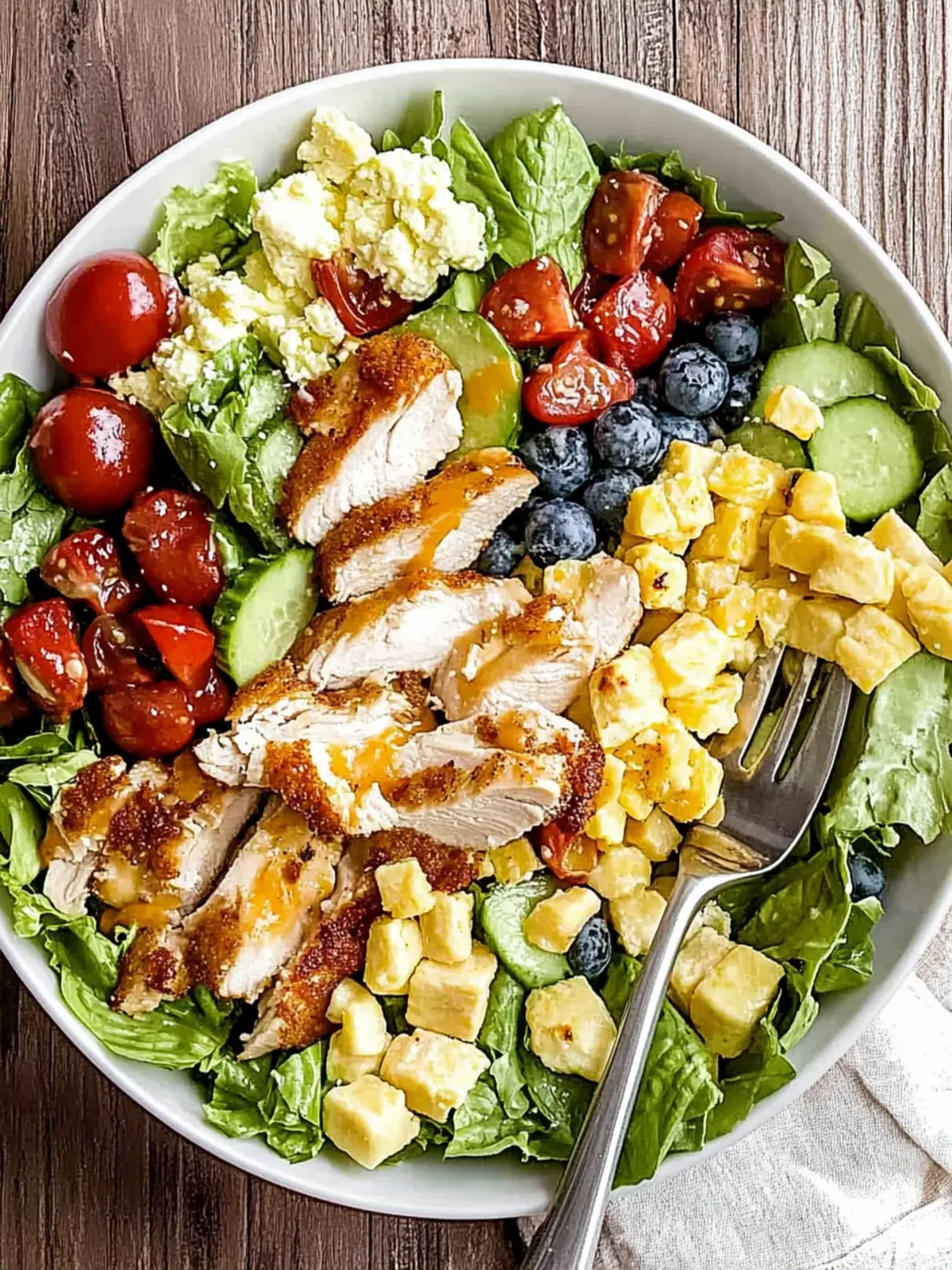 Fried Chicken Cobb Salad
