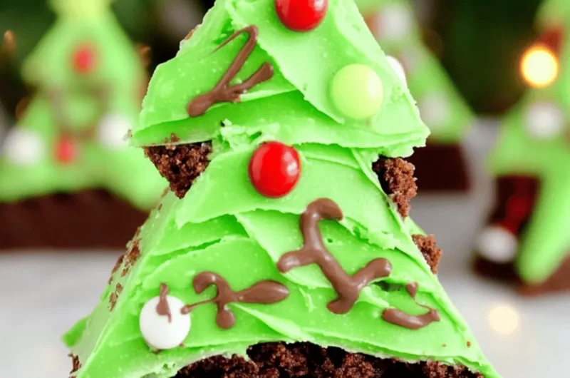 Christmas Tree Brownies