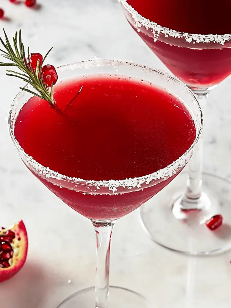 Delightful Pomegranate Martini Recipe for Festive Cheers 4 Pomegranate Martini