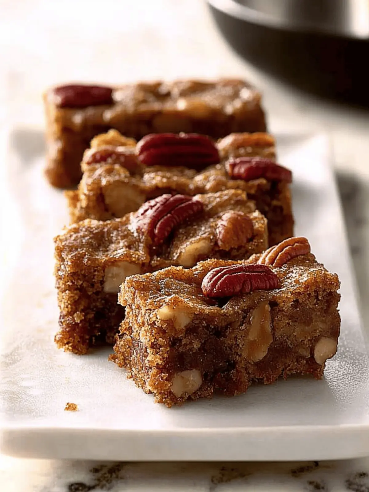 Grandma’s Pecan Rum Bars