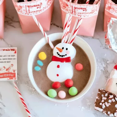 Snowman Soup Christmas Favors
