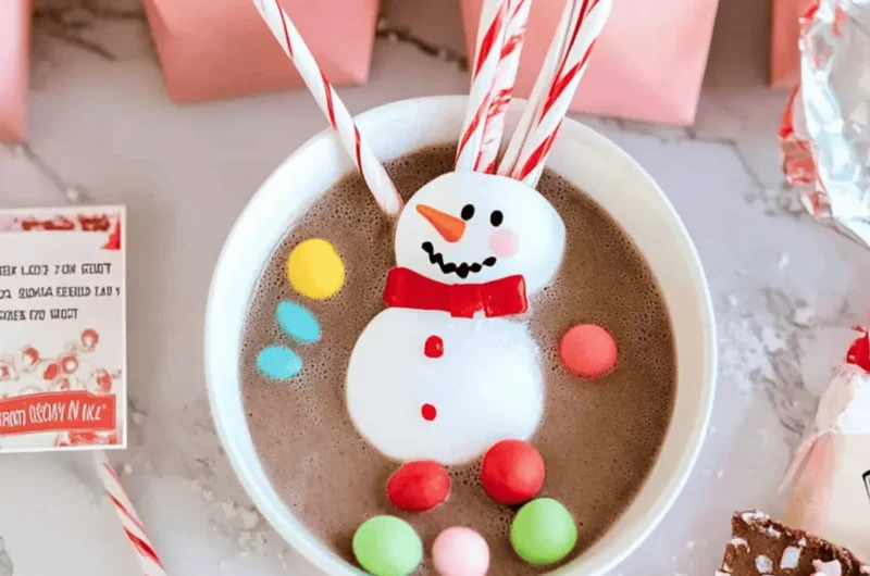 Snowman Soup Christmas Favors