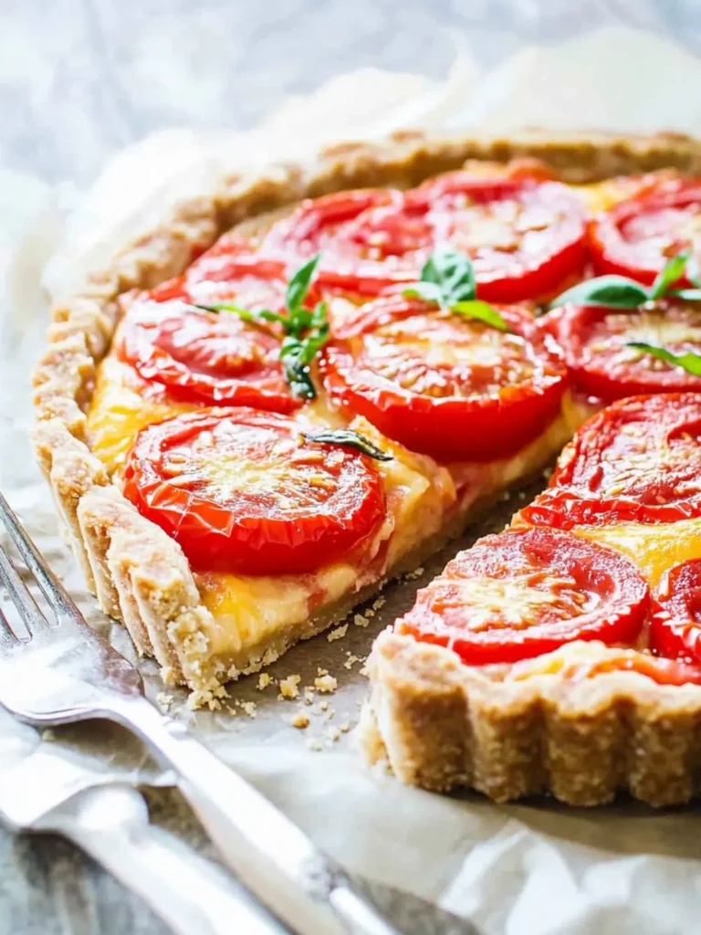 Simple Tomato Tart with a Press-In Crust for Effortless Elegance 2 Simple Tomato Tart with a Press-In Crust!