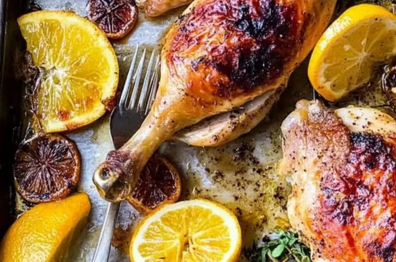 Roasted Chicken with Allspice and Citrus