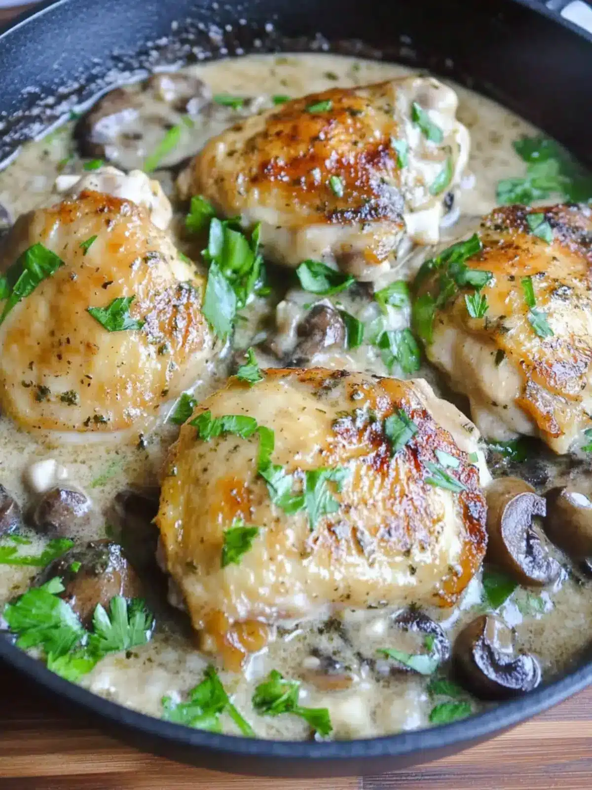 Savor Cozy Nights with Chicken Thighs Marsala Delight 3 Chicken Thighs Marsala
