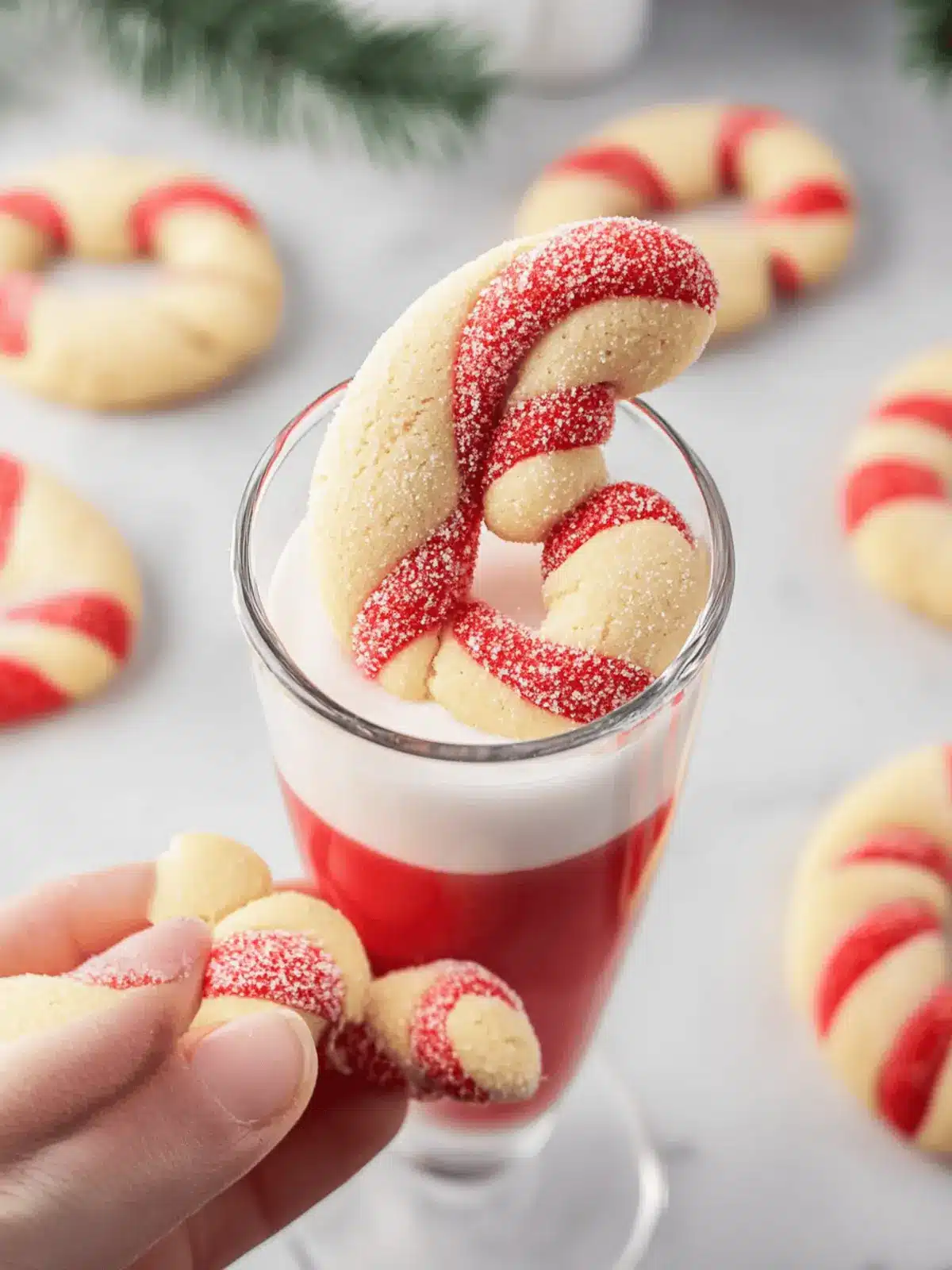 Candy Cane Cookies