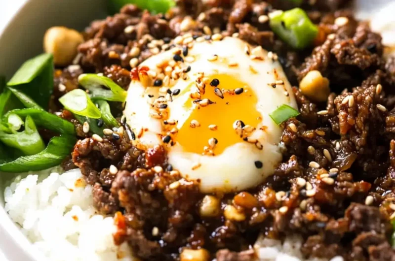 Easy Korean Beef Rice Bowls (30 minutes!)