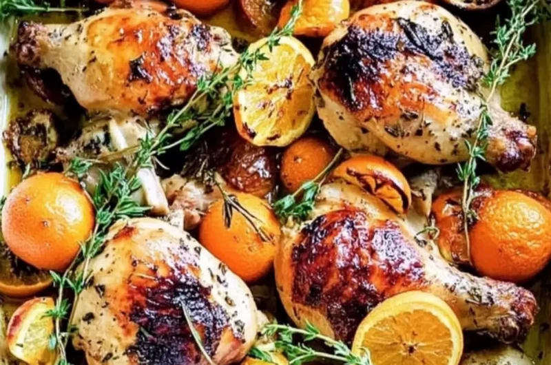 Roasted Chicken with Clementines