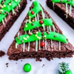 Christmas Tree Brownies (Choc Mint Brownies)