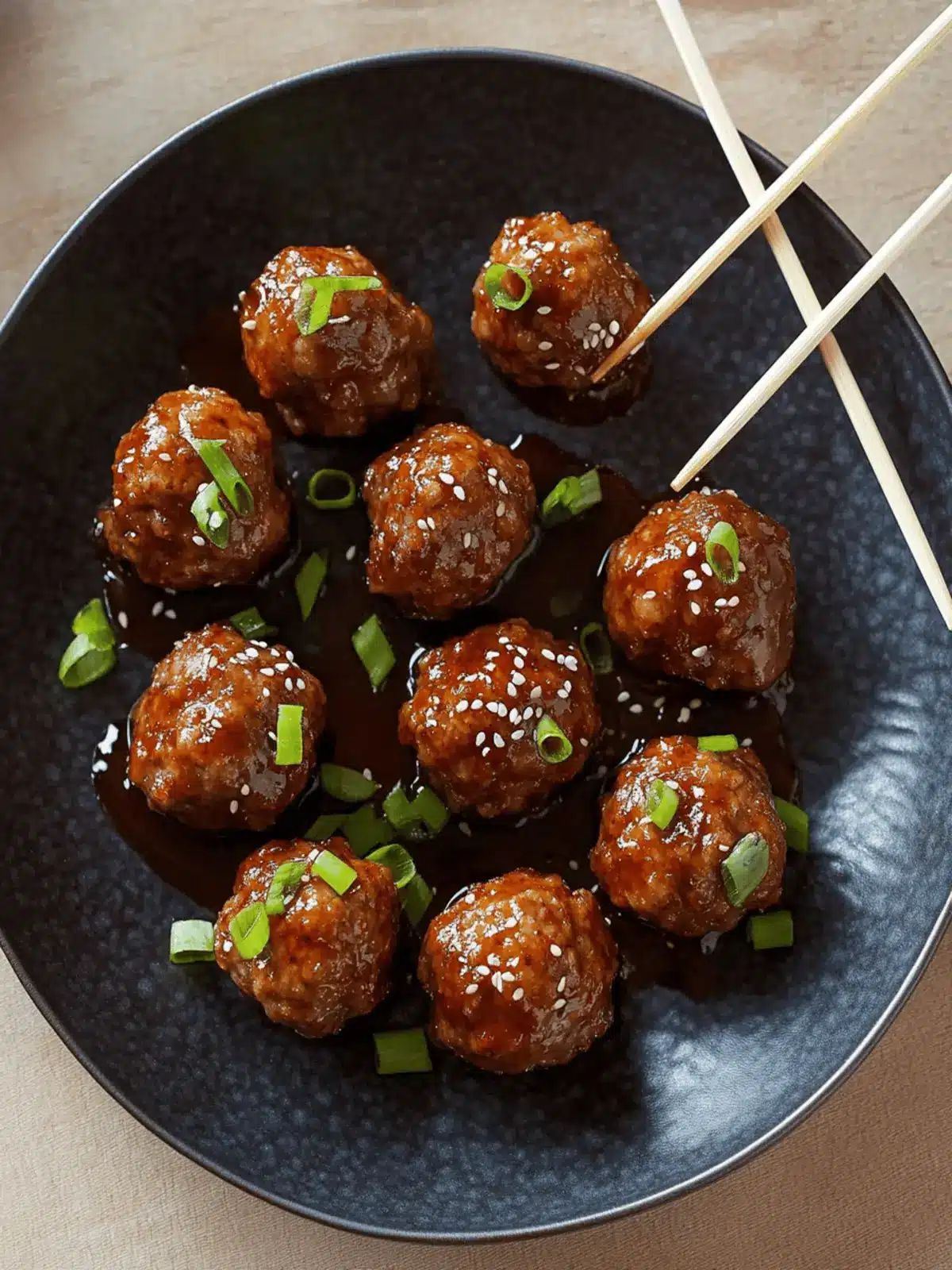 Korean-Style Cocktail Meatballs
