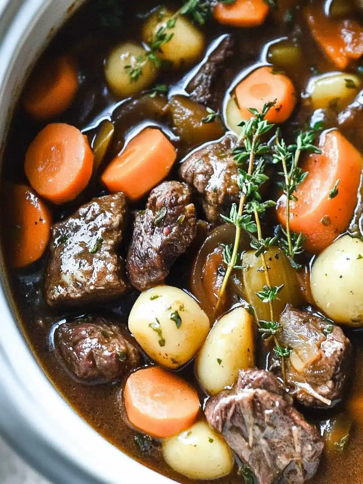 Crock Pot Beef Bourguignon: Effortless French Comfort Delight 3 Crock Pot Beef Bourguignon