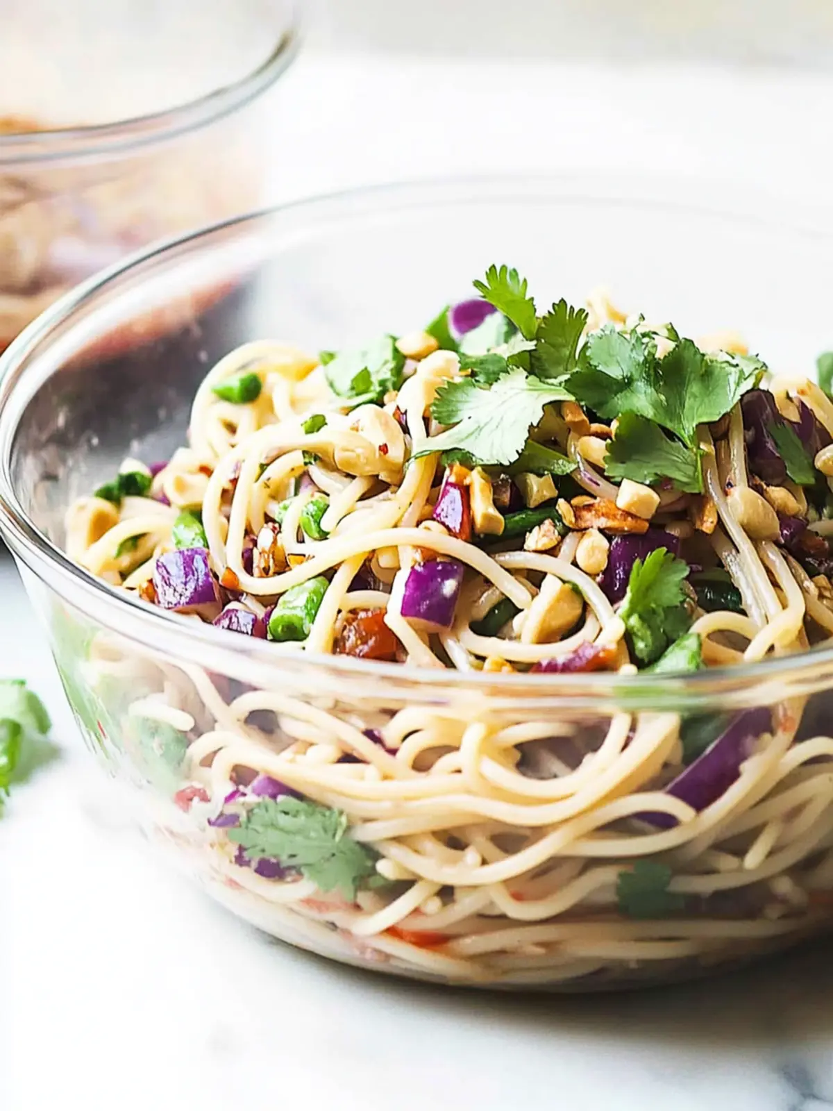 Thai Spaghetti Salad ~ a fan favorite pasta salad!